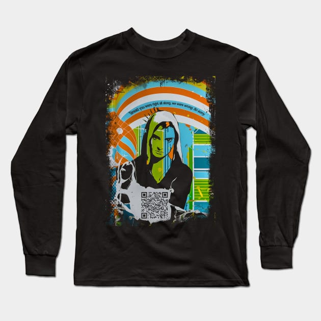 Sinead o' Connor Long Sleeve T-Shirt by JennyPool